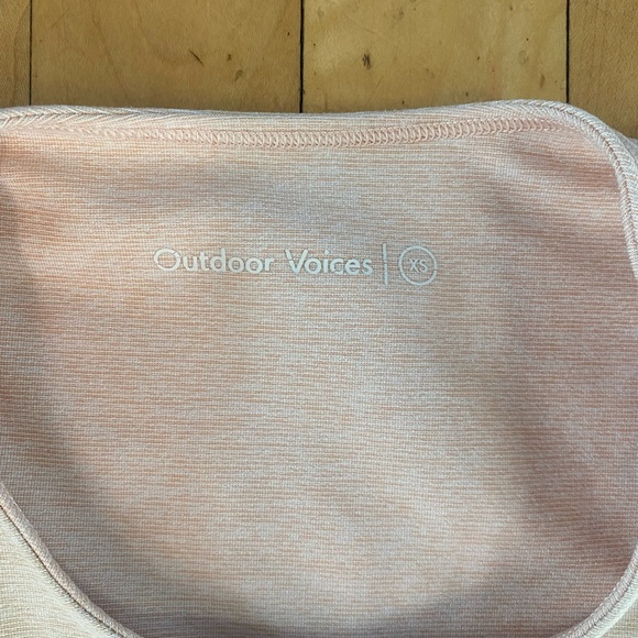 Outdoor Voices Tri Tone Slashback Crop Tank - Picture 7 of 7